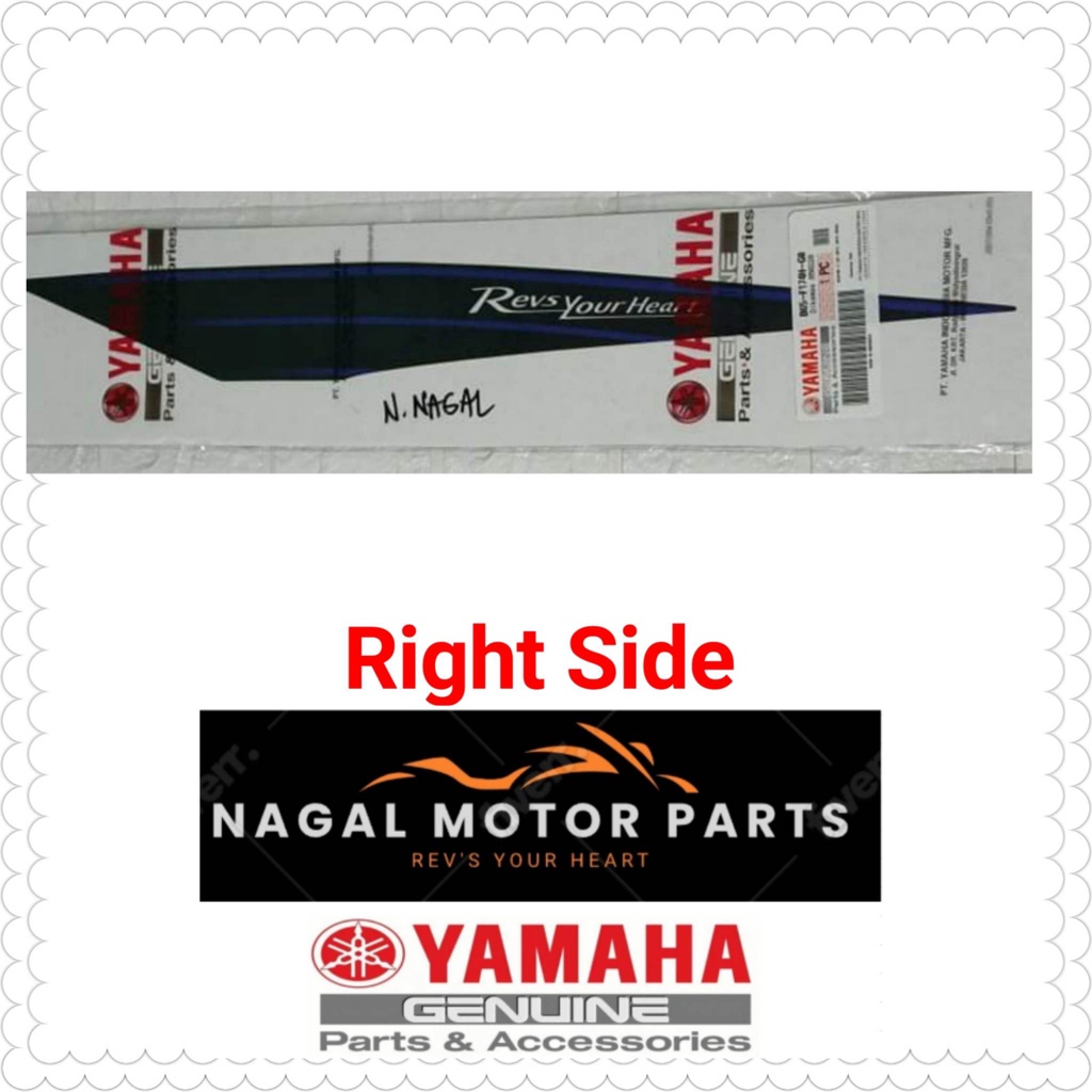 DECALS/STICKER FOR COVER SIDE 5&6 AEROX V1 YAMAHA GENUINE PARTS ...
