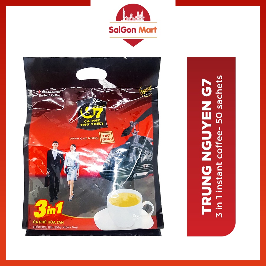 Saigonmart Trung Nguyen G7 instant coffee 3 in 1 Ca Phe Thu Thiet