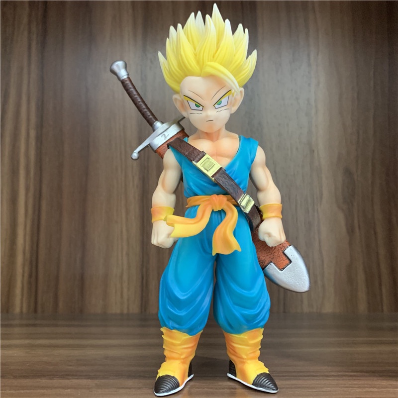 Dragon Ball Z Goten Kid Trunks Super Saiyan Anime PVC Figure DBZ ...