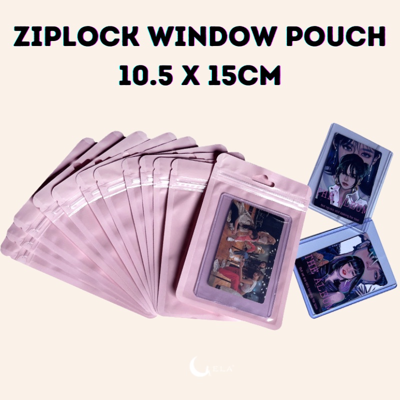 [10PCS] 10.5*15cm Ziplock Window Pouch Best for Packaging | Shopee ...