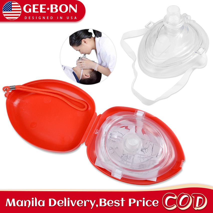 GEEBON First Aid CPR Breathing Mask Protect Rescuer Artificial