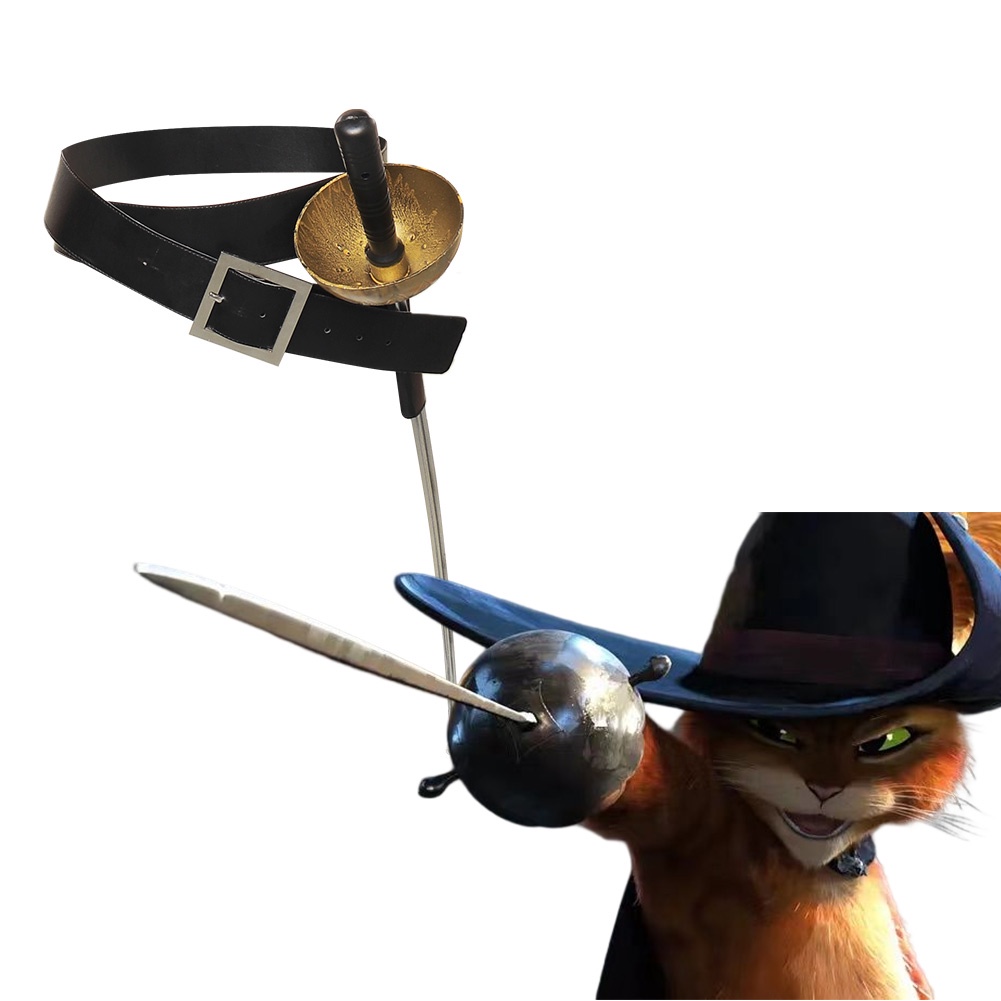 Puss in Boots The Last Wish Belt Sword Cosplay Costume Accessories