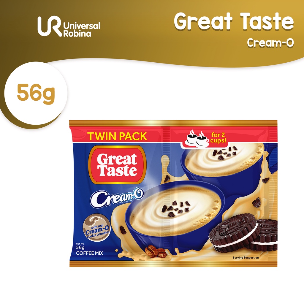 Great Taste CreamO Coffee Mix Twin Pack (56g x 10) Shopee Philippines