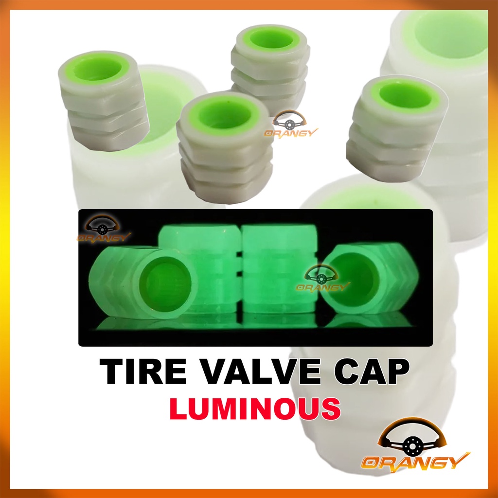 Luminous Tire Valve Cap for Motorcycle, Cars, Bicycle, EBike & Stand