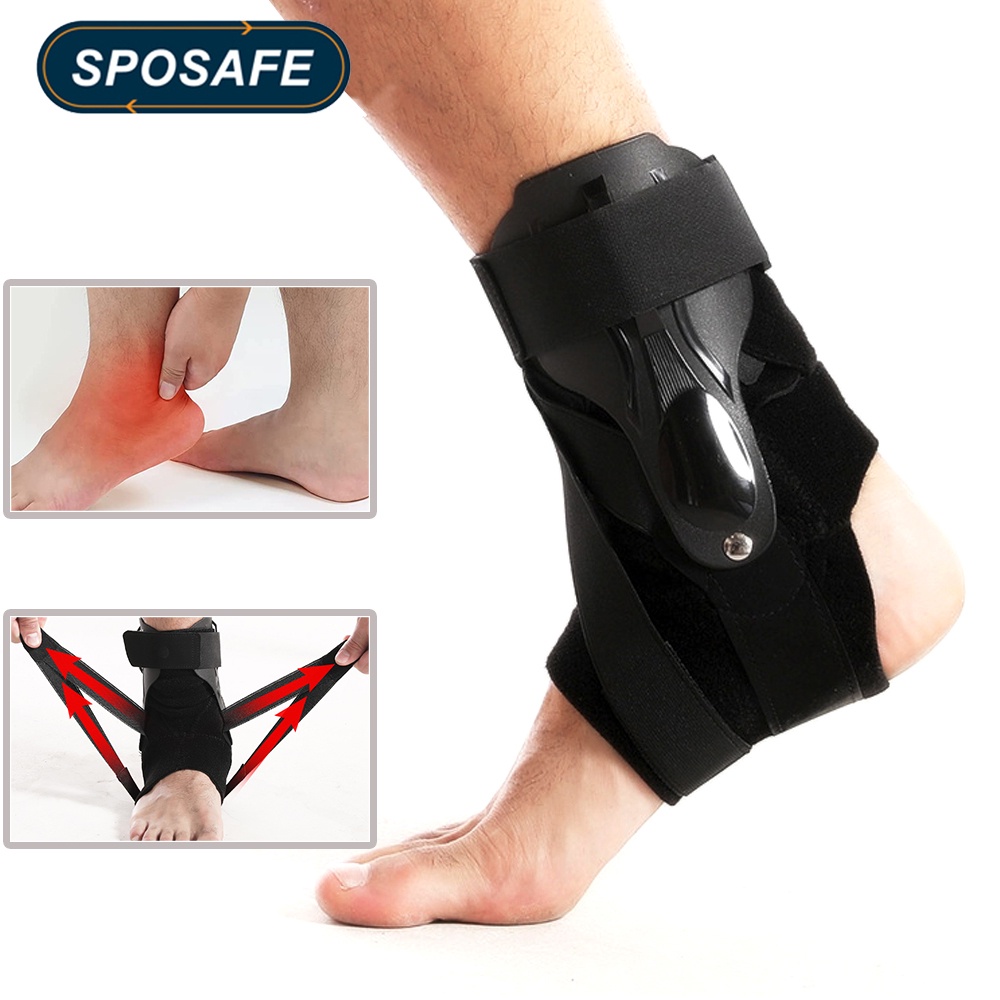 1Pcs Ankle Brace for Sprained Ankle, Ankle Support Brace with Side