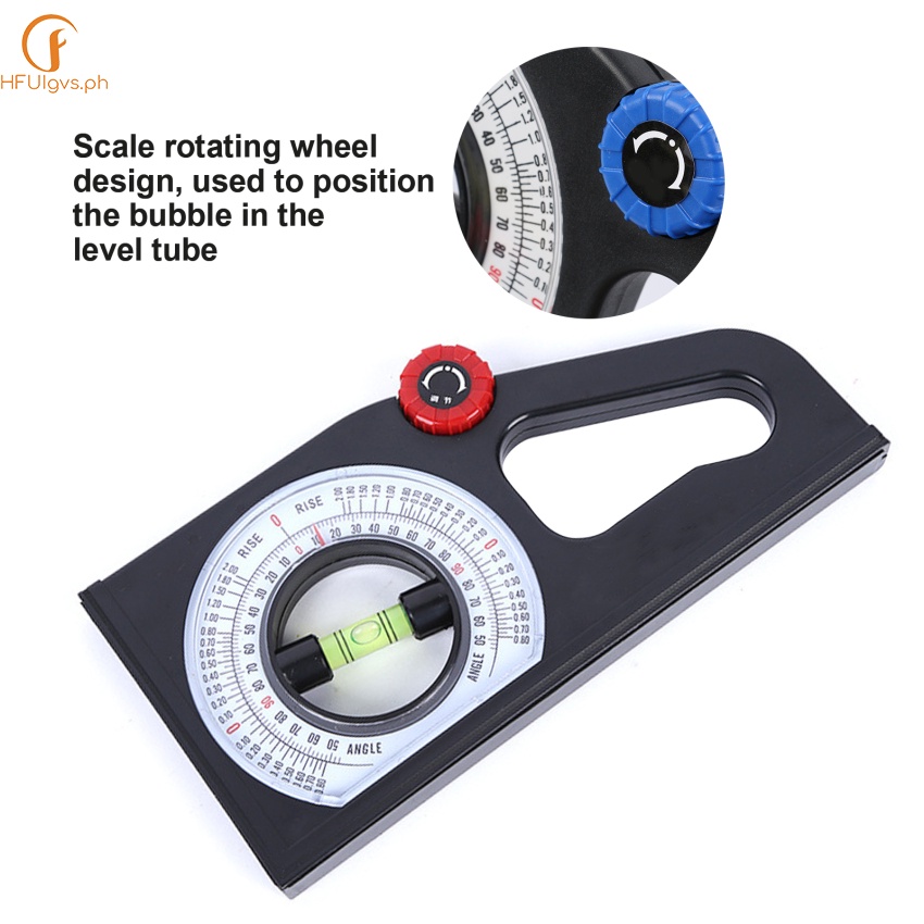 High Precision Slope Scale Inclinometer Universal Bevel Protractor ...