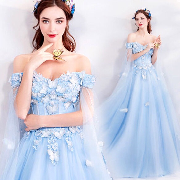 blue dress festival Classic Blue Ombre Dress