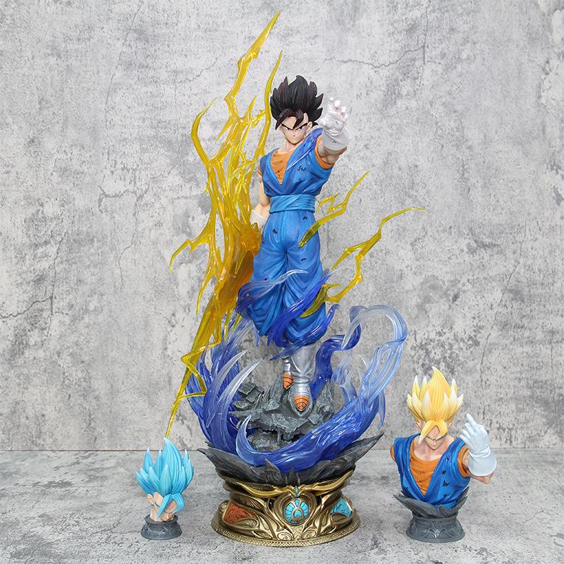 Little akiba DRAGON BALL anime Vegetto figure model Super Saiya ...