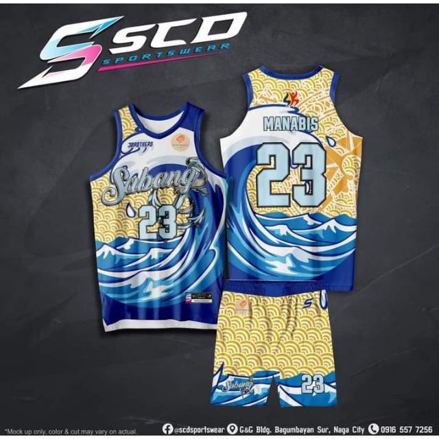 Basketball Jersey For Men Sabang Jersey Nba Sublimation Customized Name