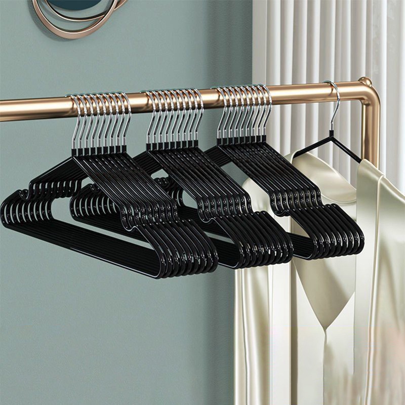 10 Pcs NonSlip & Durable Clothes Hangers Heavy Duty Coat Hangers Space