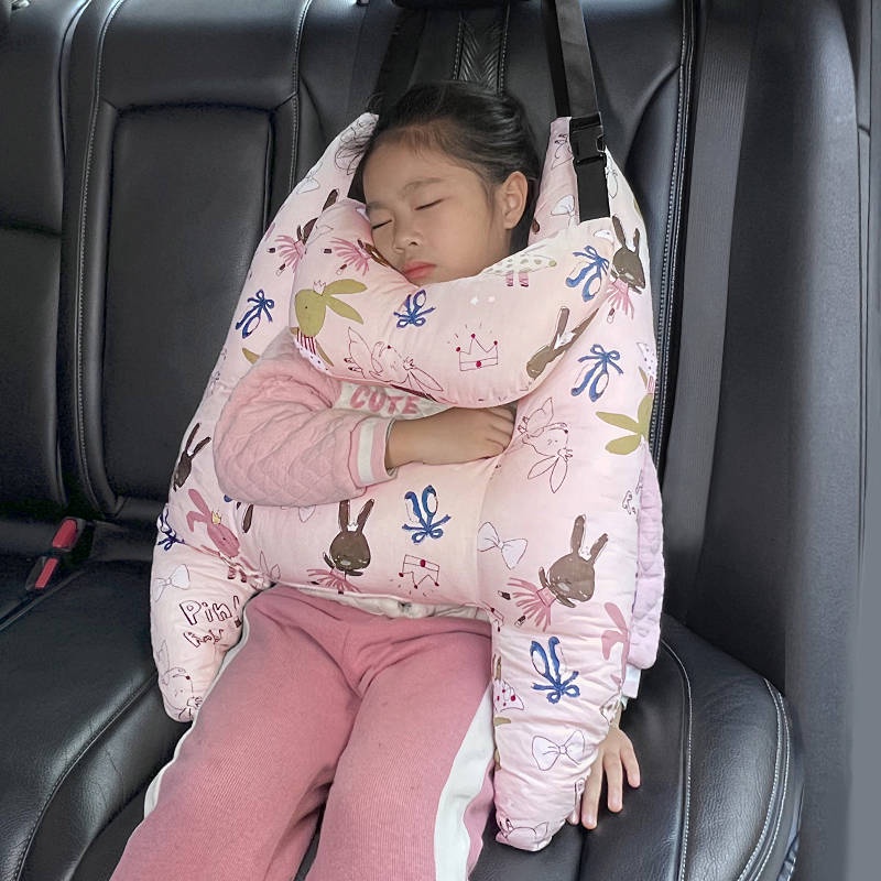 Children's Pillow Car Pillow Pillow DualUse Automotive Headrest Neck Pillow Car Supplies