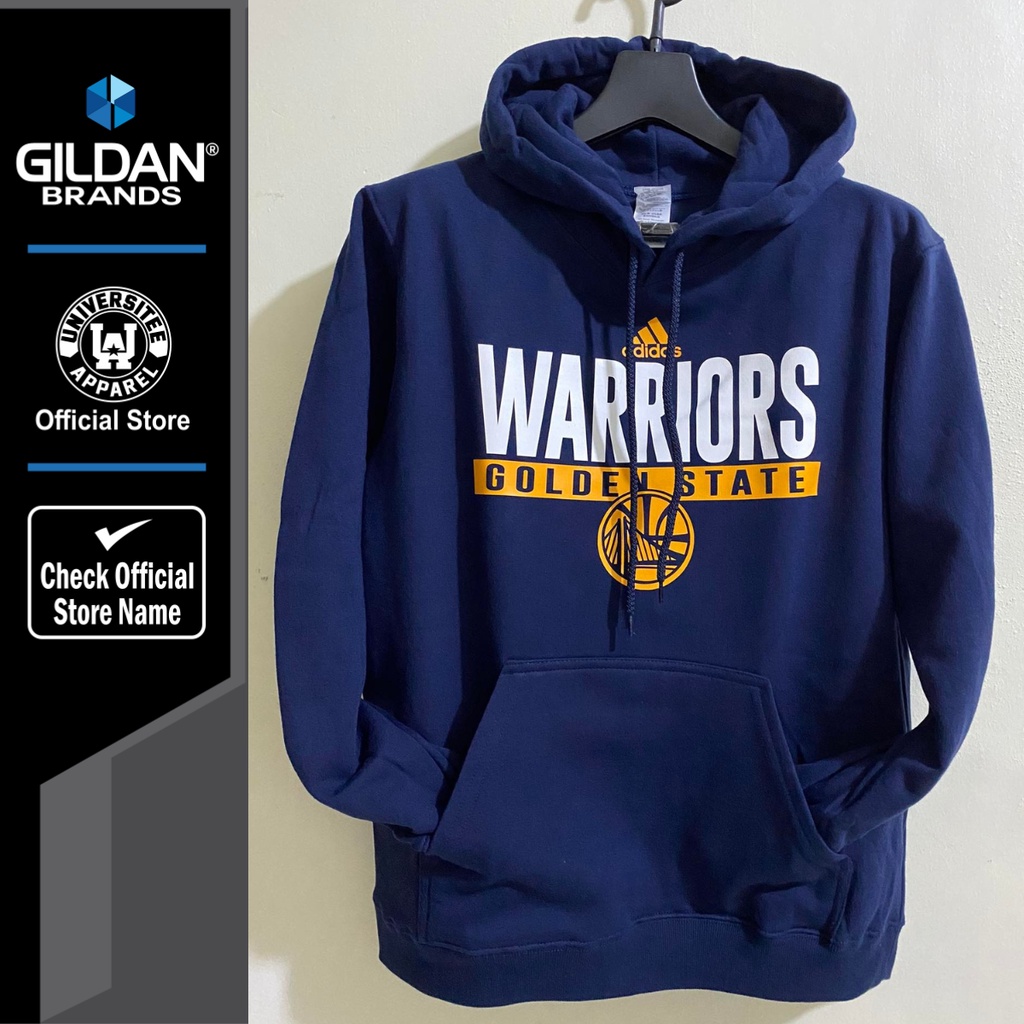 Original Gildan Brand NBA GSW Warriors Hoodie Jacket Golden State Warriors Basketball Sweater Jacket Shopee Philippines