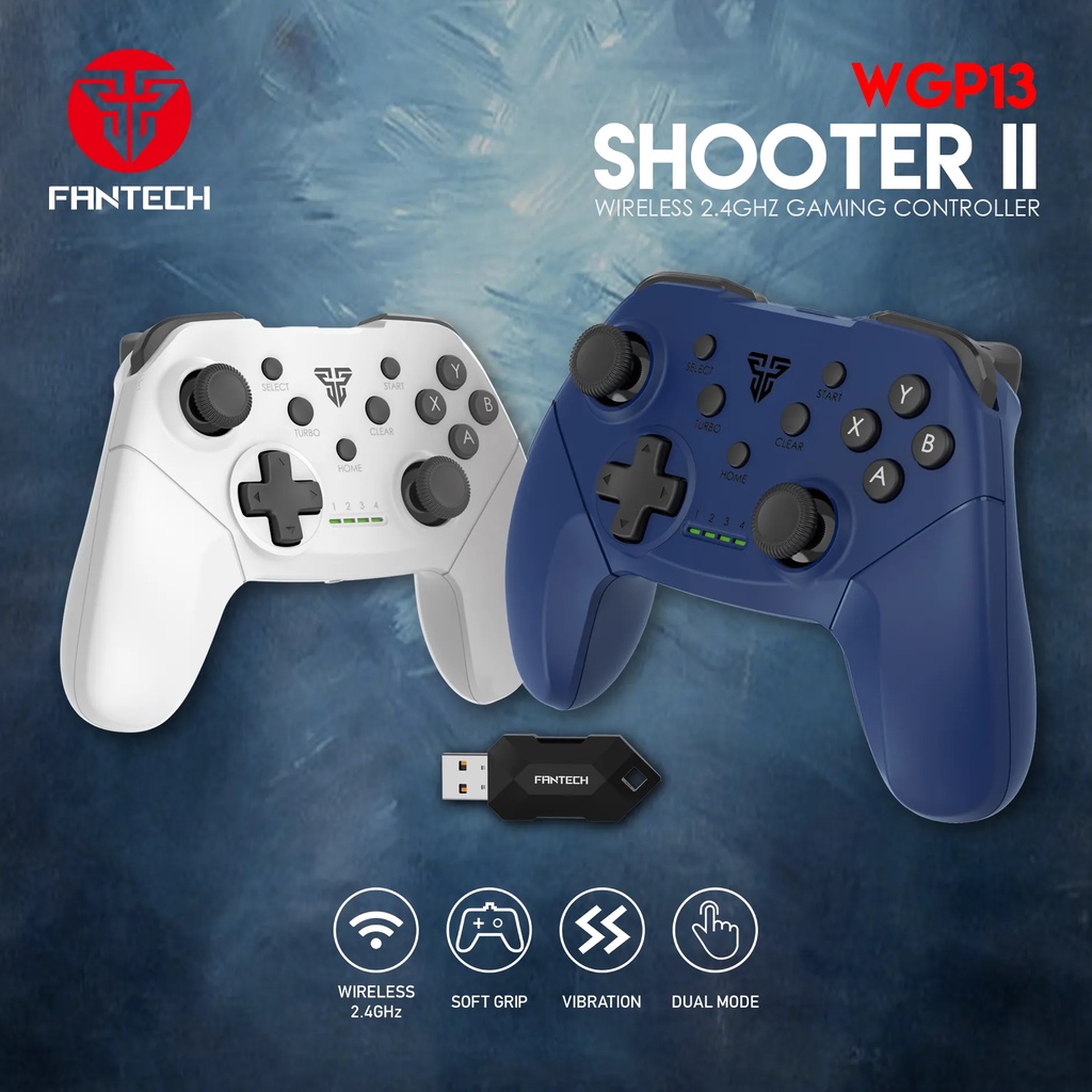 Fantech Gamepad Revolver WGP13 SHOOTER II Controller Joystick for PC ...