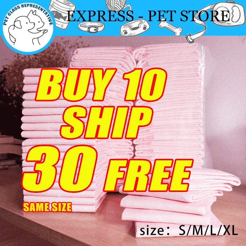 PINK S/M/L/XL Pet Training Pee Pads Urine Ads Pack Potty Training