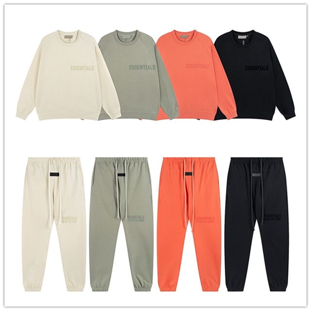 High Version Round Neck Sweatshirt Set Fleece Lining | Shopee Philippines