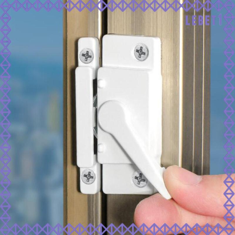 [Lebet] 1 Pack Window Sash Locks White Accessory Window Latch Lock Replace Broken Lock Heavy