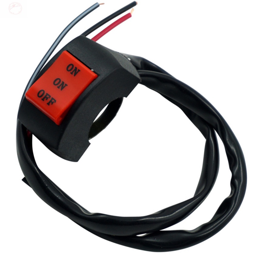 Universal Motorcycle Switch ON/ON/OFF Connector Push Button Switch ...