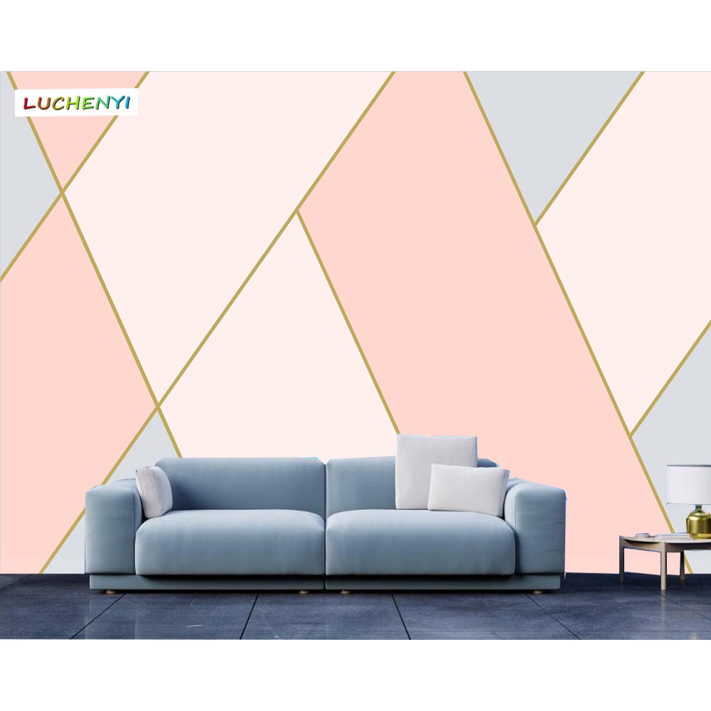 Picture of Boho Minimalist Wallpaper - Soft Abstract Style for Living Room