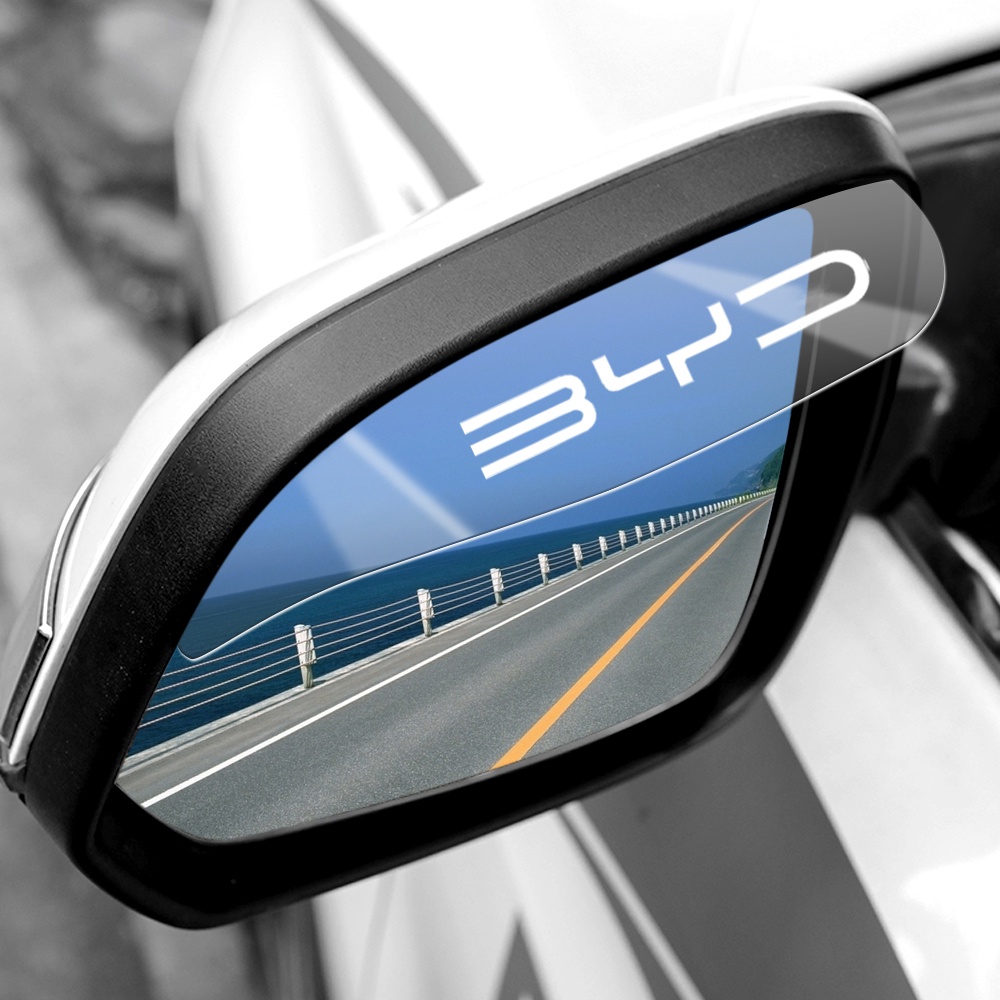 2pcs Transparent Car Rear View Mirror Rain Eyebrow Rainproof Protector ...