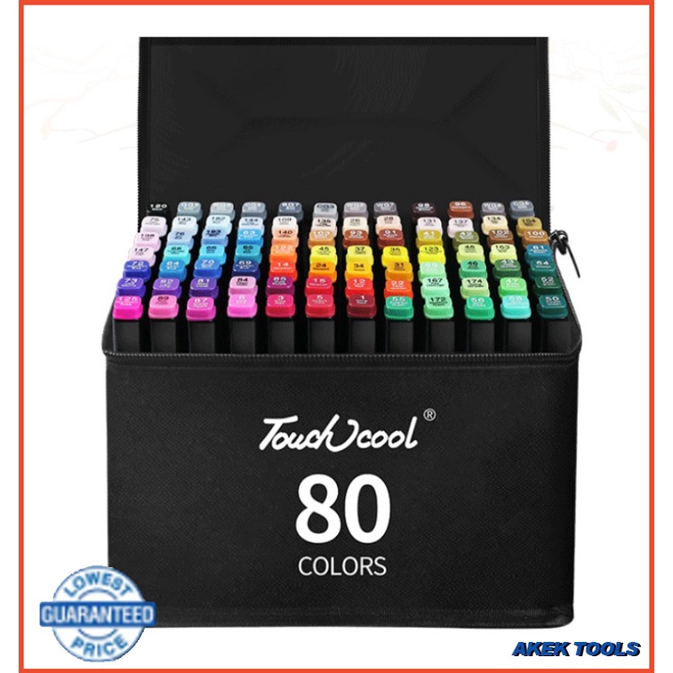 80 Color Alcohol Marker Art Marker Highlighter Pen Set Color
