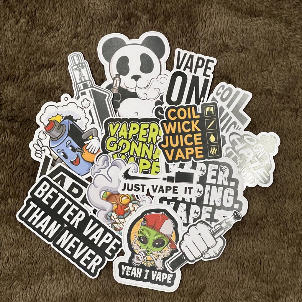 Vape v1 Decals For motorcycle, car, tumblers, computer, etc. Shopee