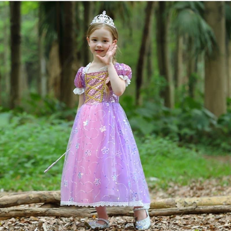 Princess Rapunzel Gown for kids | Shopee Philippines