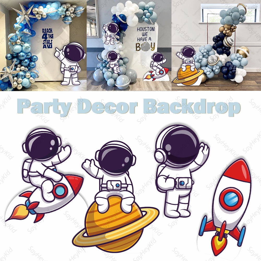 18/36inch Astronaut Spaceman Decor KT Board Rocket Space Theme Birthday ...