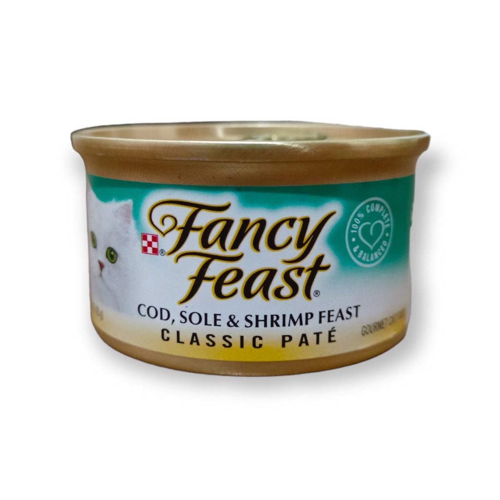 USA Fancy Feast Gourmet Cat Food. COD Sole Shrimp Feast. 85 grams. Shopee Philippines