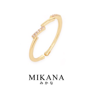 Mikana Valentines Promise Ring 18k Gold Plated Ring Collection Accessories  For Women