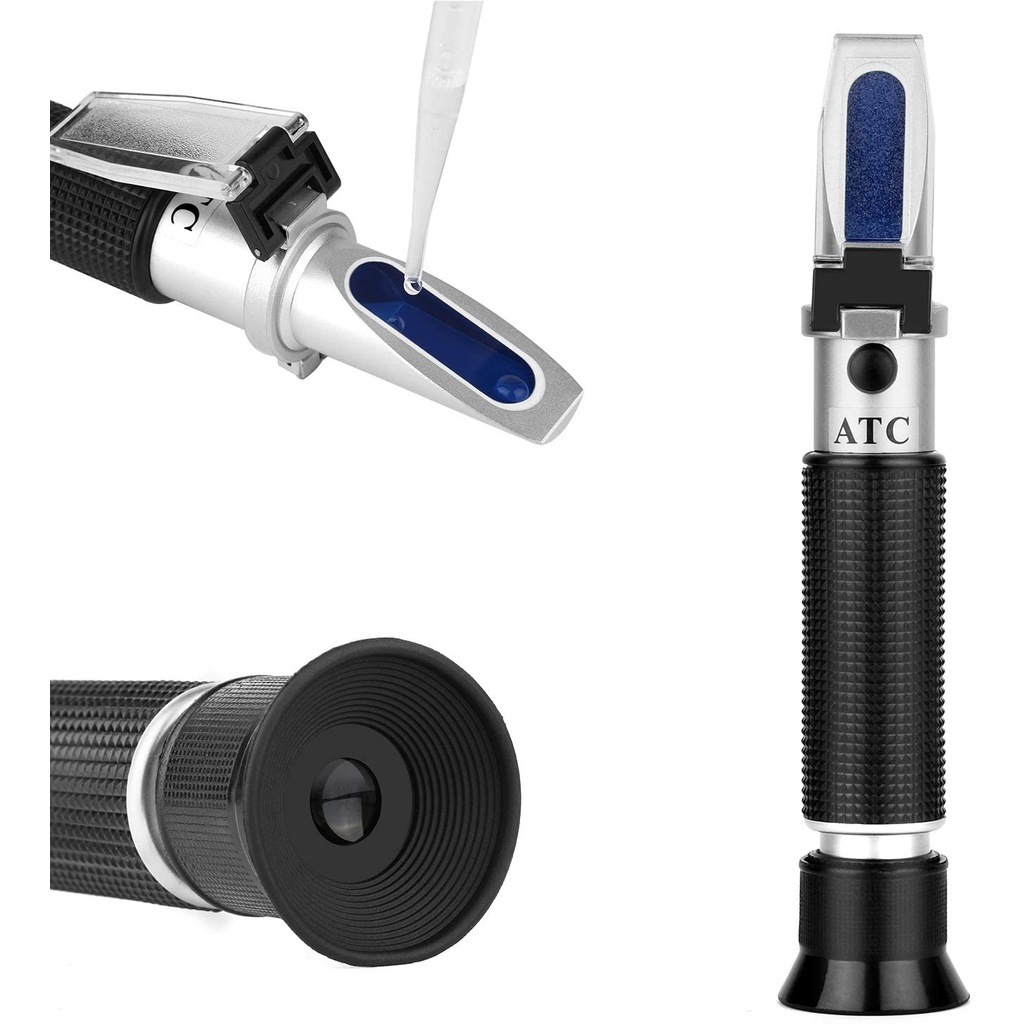 Aquariums Salinity Refractometer Seawater Salinity Meter Hydrometer 0