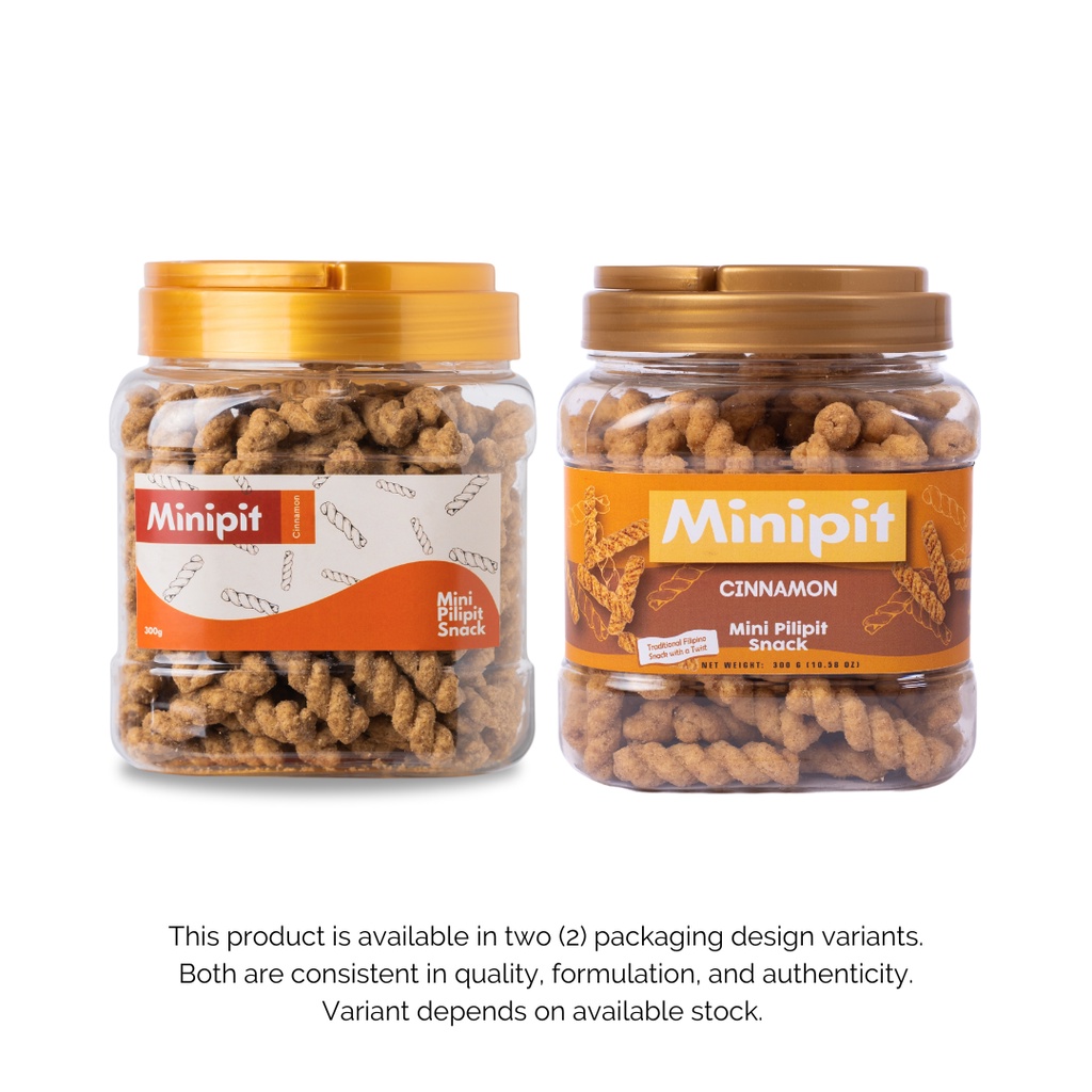 Minipit Mini Pilipit Snack Cinnamon 300g | Shopee Philippines