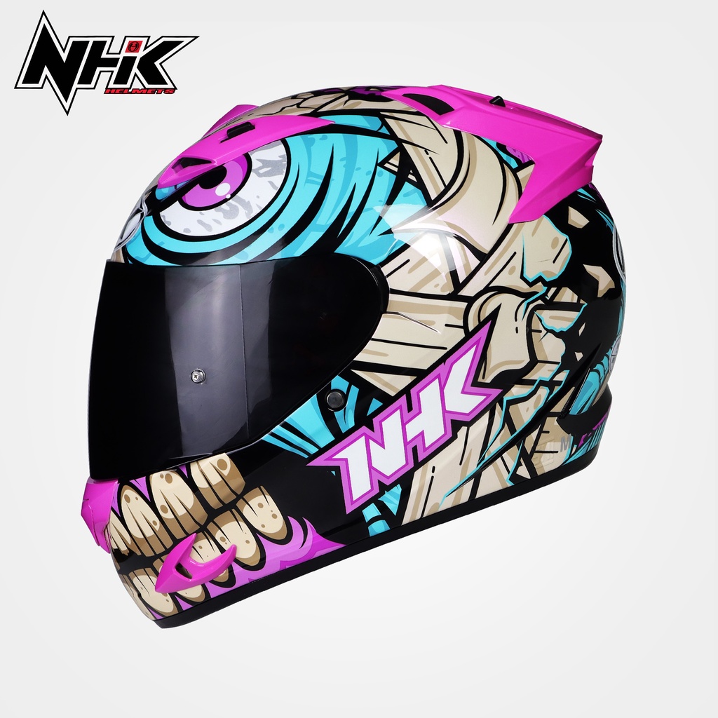 NHK HELMET RACE PRO MUMMY FULL FACE SINGLE VISOR NHK Helmets Official Shopee Philippines