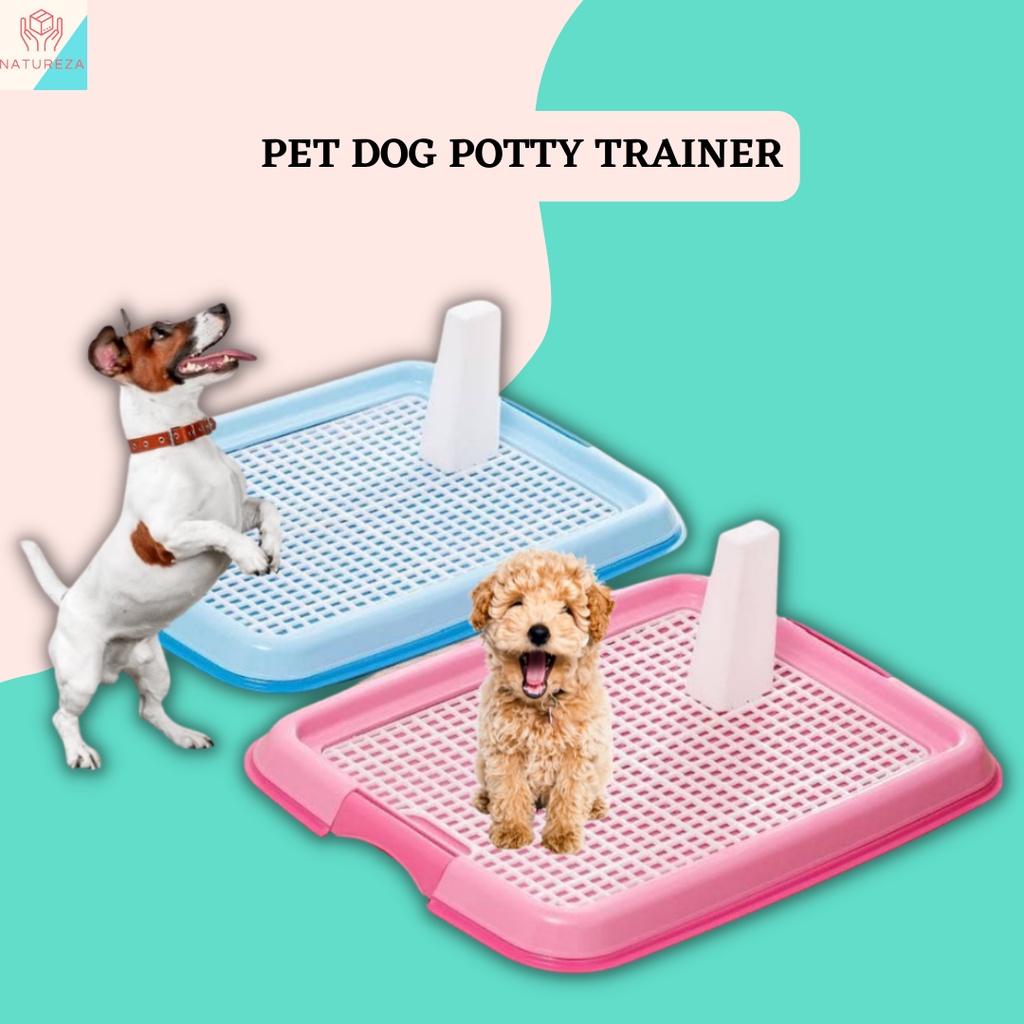 Dog Puppy Potty Toilet Trainer Training Poo Pee Pad With Stand [48 x 36 cm] Shopee Philippines