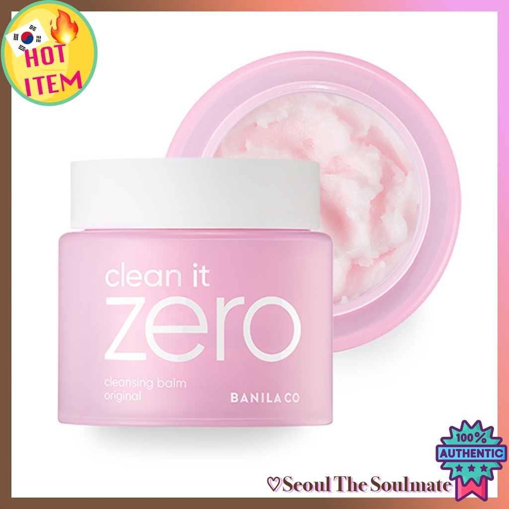 BANILA CO Clean It Zero Cleaning Balm Original 50/100/180 ML | Shopee ...