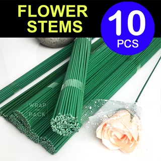 Tape Wires Green Flower Floral Wire Stem Leaf Stub Stems Making