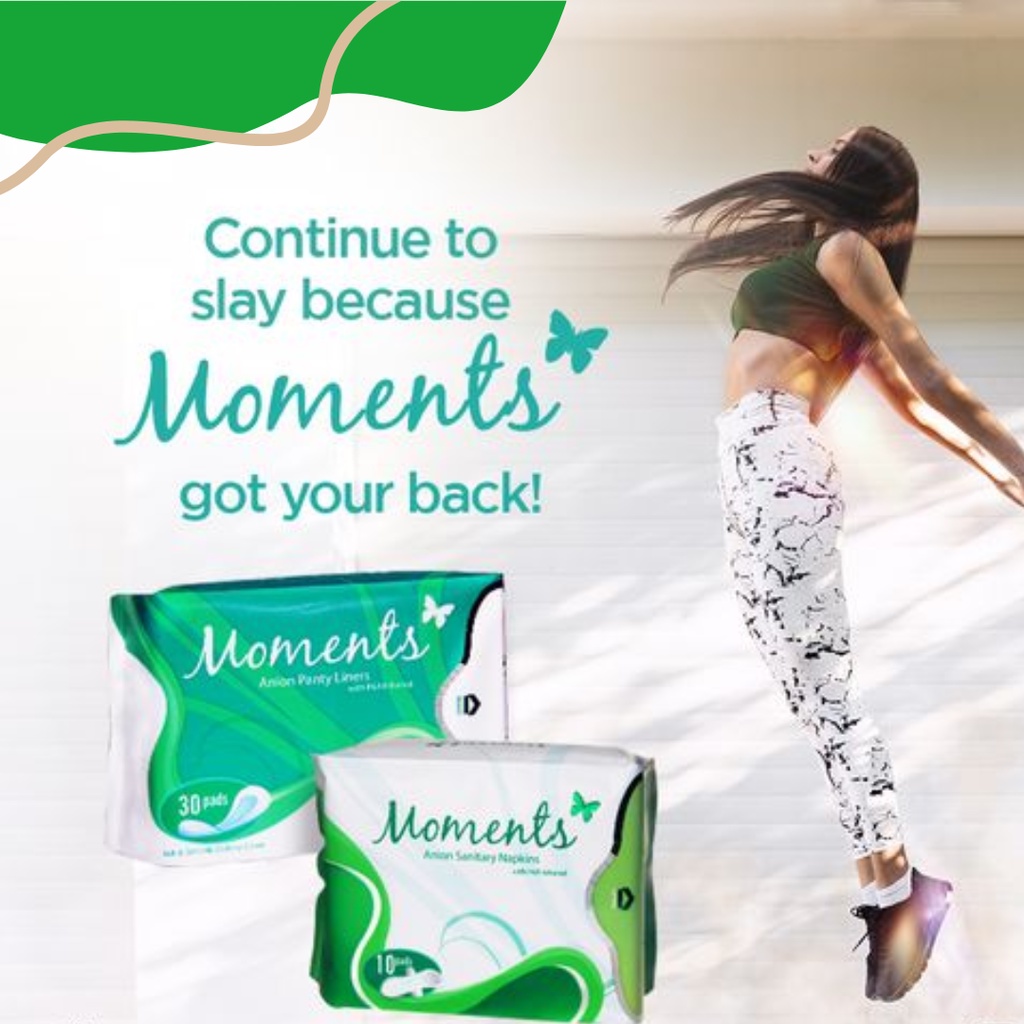 SANTE MOMENTS ANION SANITARY NAPKINS AND ANION PANTY LINERS