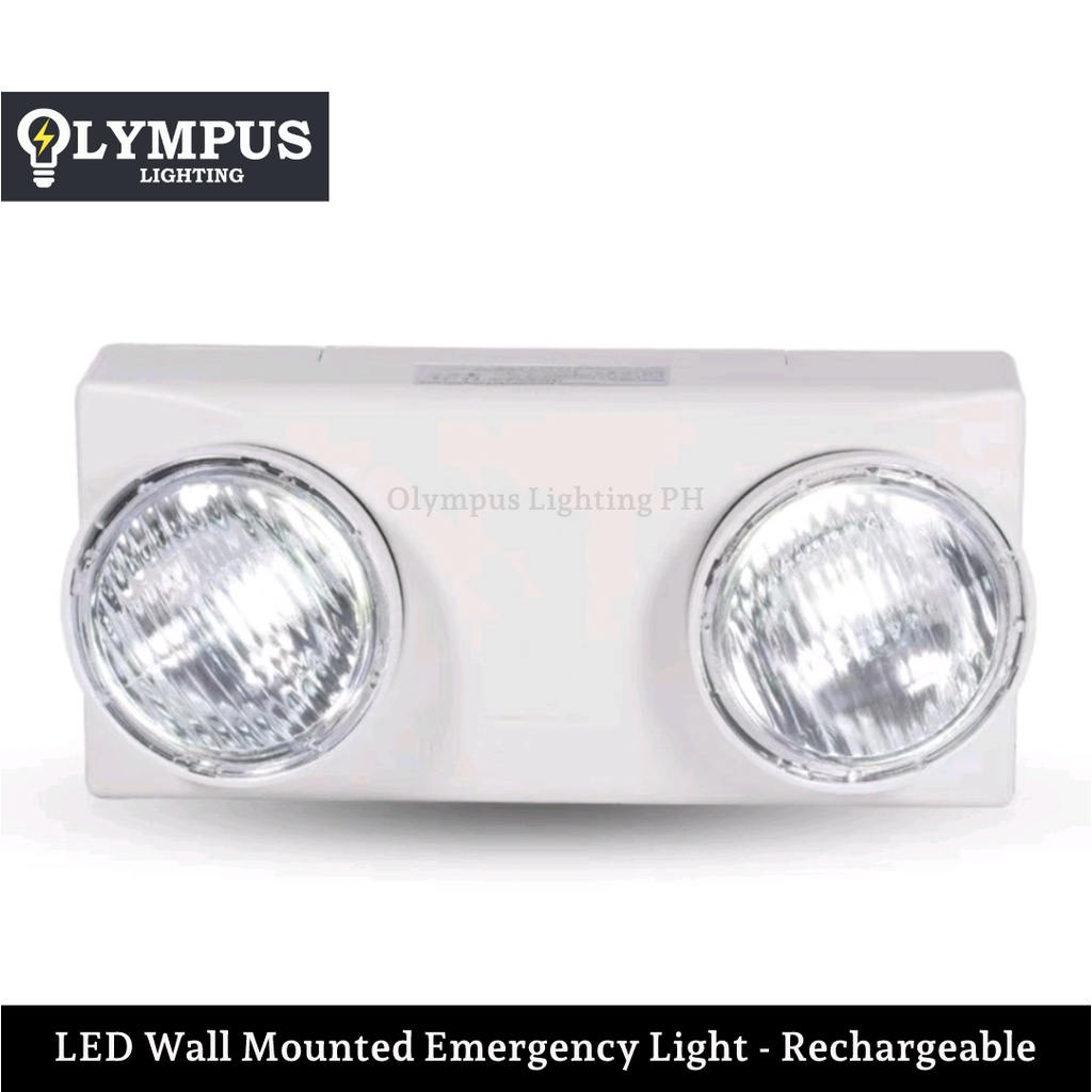 Olympus LED Wall Mounted 2*3W Emergency Light Twin Dual Eye