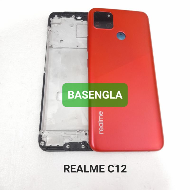 Casing housing casing full set realme c12 frame+backdoor | Shopee ...