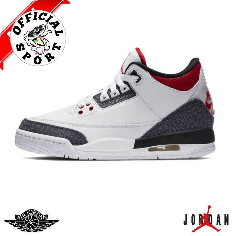 Nike Air Jordan 3 Retro SE Fire Red Denim 100 REAL PICTURE GUARANTEE
