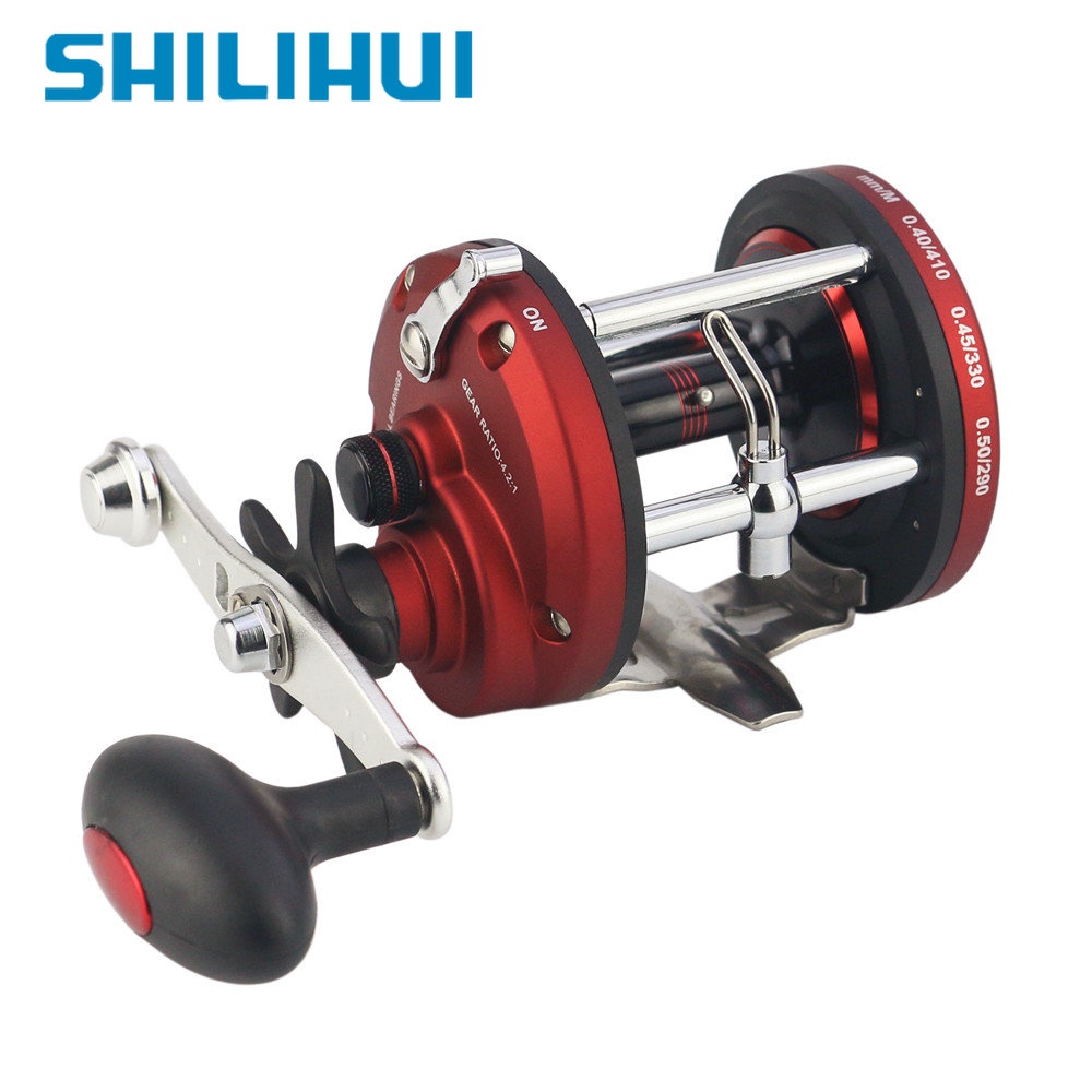Proberos Shilihui Baitcasting Fishing Reel Trolling Drum Reels Right ...