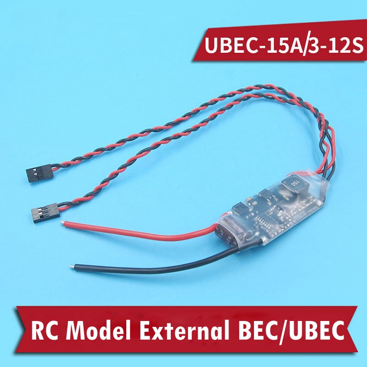 RC Model External BEC/UBEC 15A/3S-12S To 5.25v step-down/regulator ...