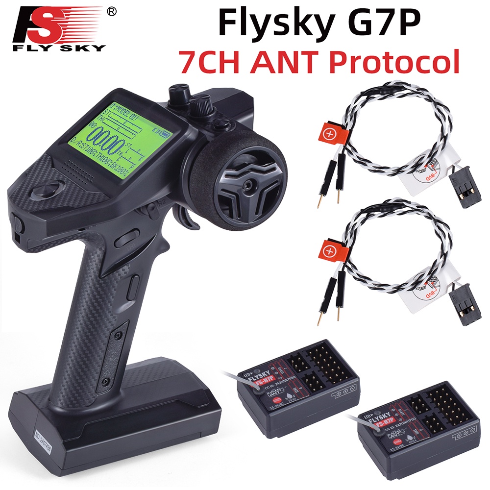 Flysky G7P RC Transmitter and Receiver R7P FS-R7P 7CH 2.4Ghz Remote ...