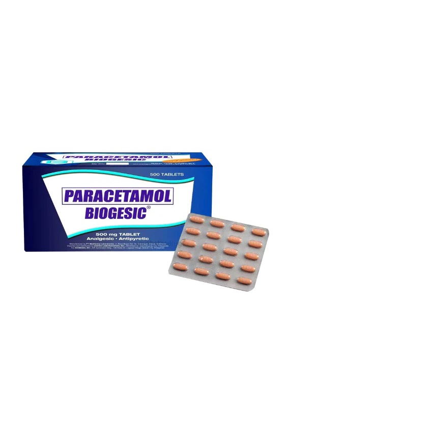 Biogesic (Paracetamol) 500 mg 10 Tablets | Shopee Philippines