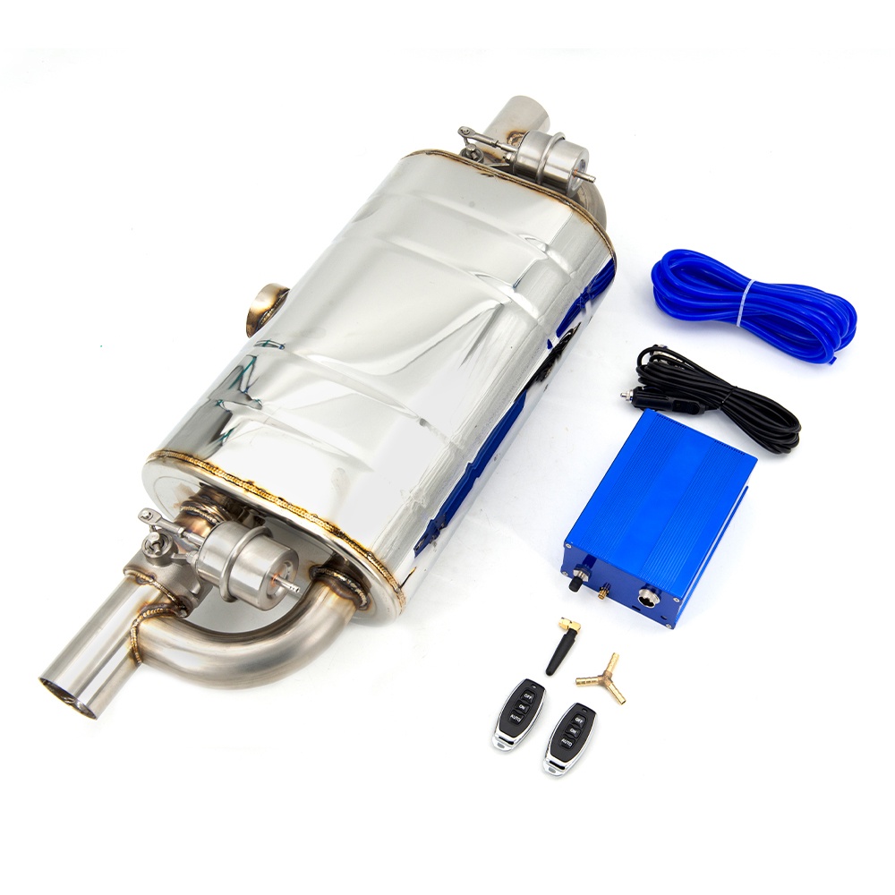 Valvetronic Universal Exhaust Muffler with Vacuum Valve Pump Controller ...