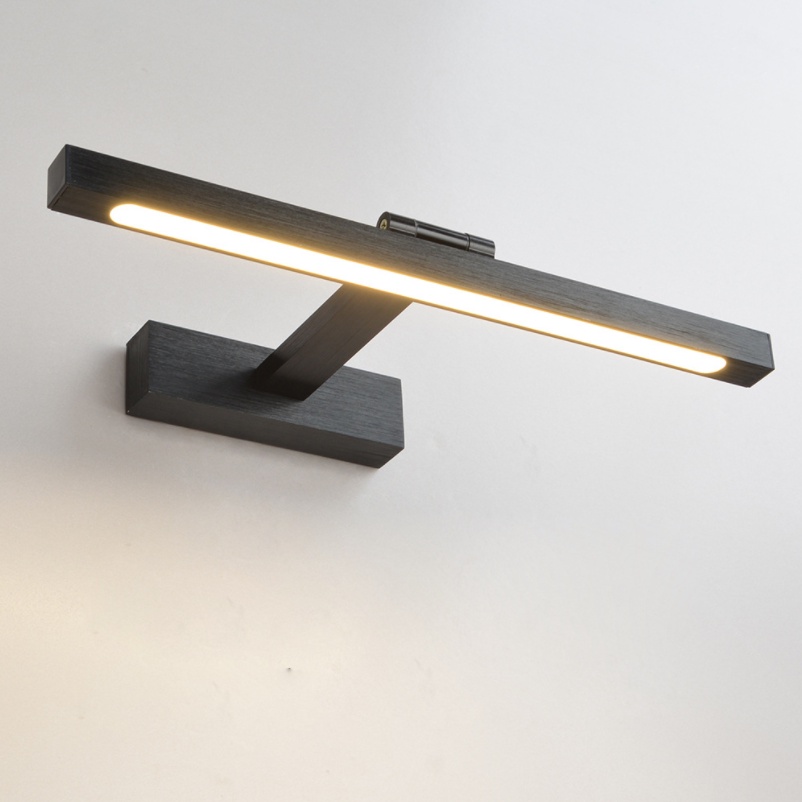 Nordic Modern Simple Brushed Mirror Front Lamp Bathroom LED Mirror ...