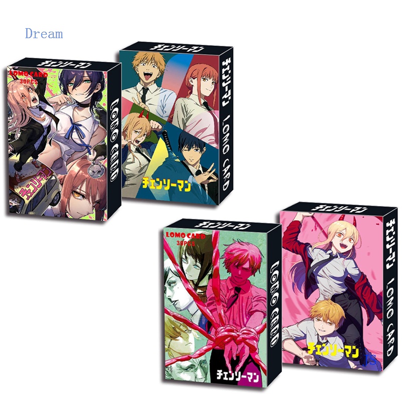 Dream 30 Pcs/Set Anime Chainsaw Man Photocards Lomo Cards Sakuma Ritsu ...