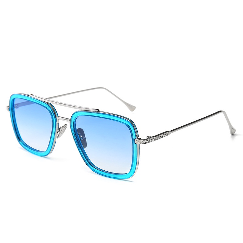 Tony Stark Iron Man Glasses Spiderman Square Glasses Men's
