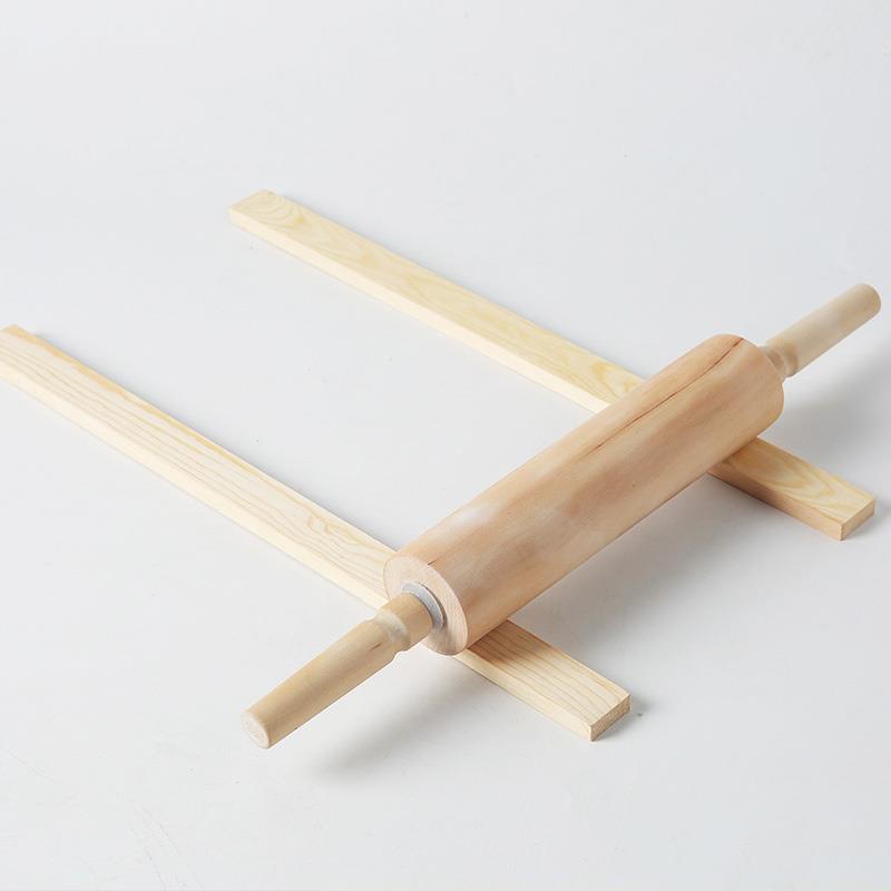 2pcs 510mm Ceramic Clay Board Guide Pine Wood Strip Wooden Ruler