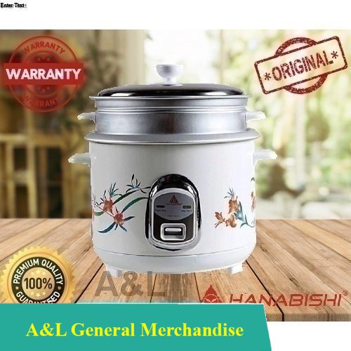 Rice Cooker 1.4L Hanabishi HHRC 14FS 1 Year Warranty Shopee Philippines