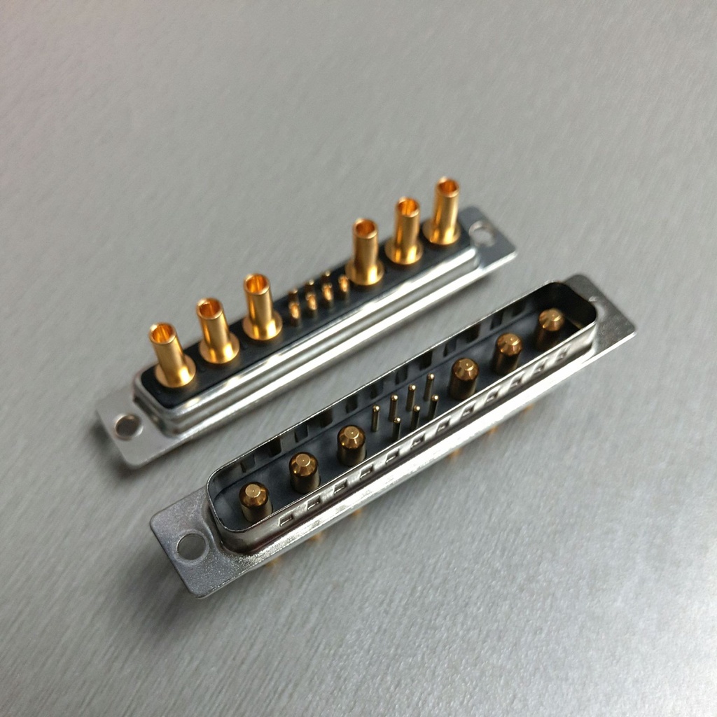 DSUB Hybrid High Current 13W6 Wire Type Male Socket Military Grade